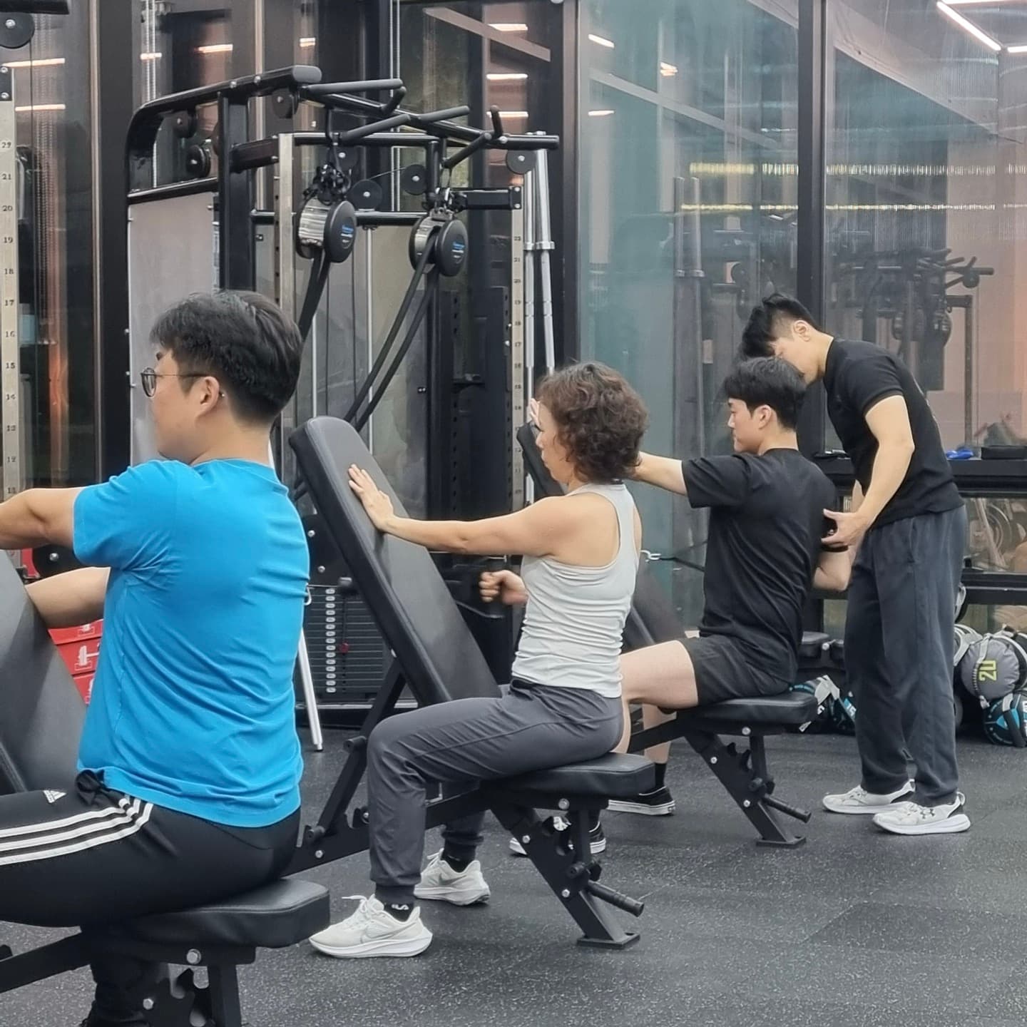 머신 운동 지도